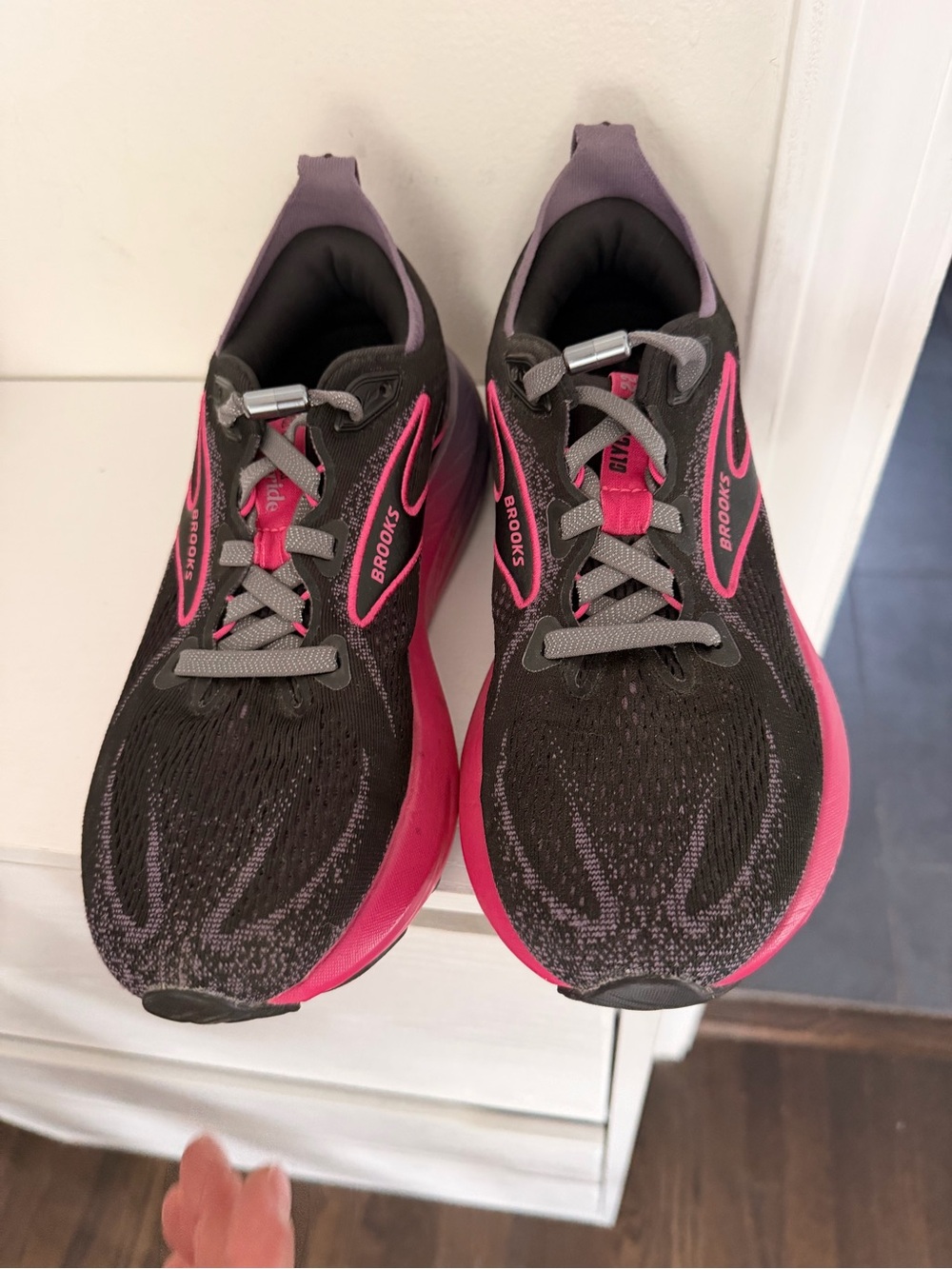 Brooks Women’s Sneakers in Black, Pink & Purple